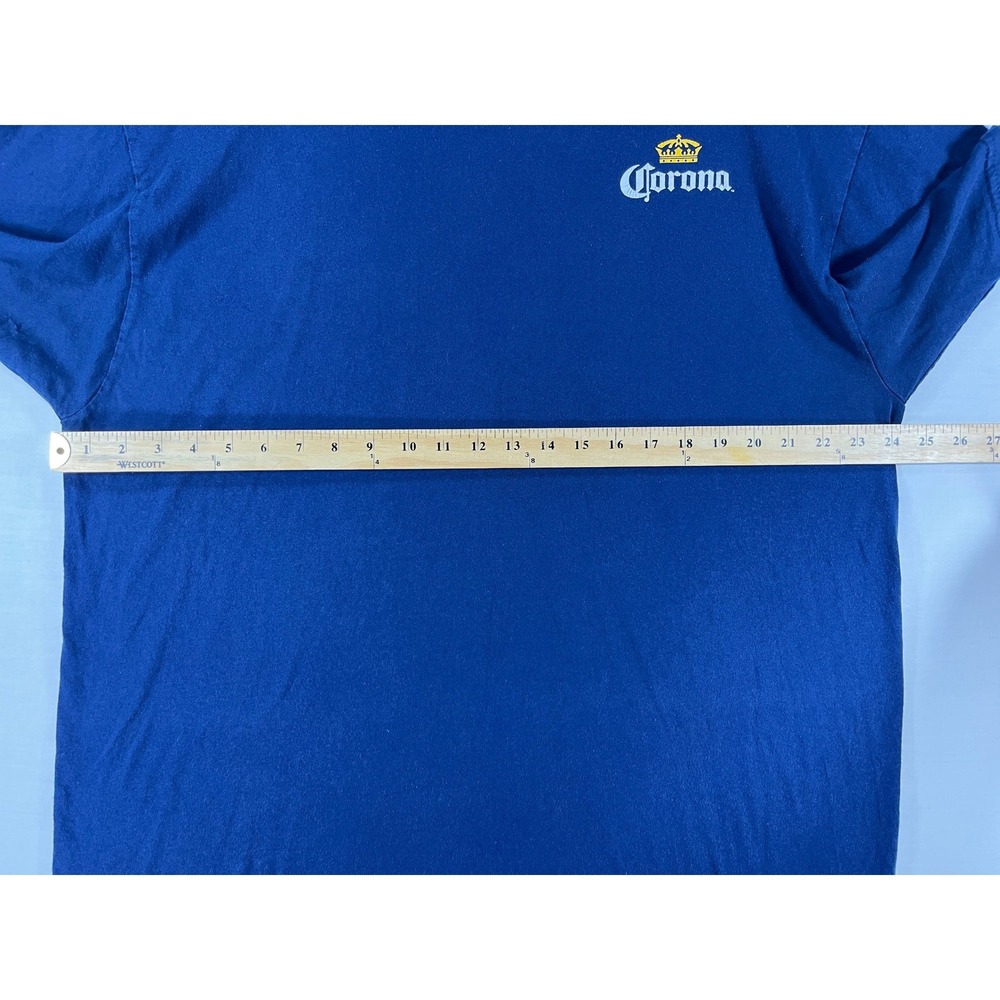 Hanes Philadelphia 76ers Corona Extra Navy Blue Graphic T-Shirt Mens 2XL - Picture 4 of 7